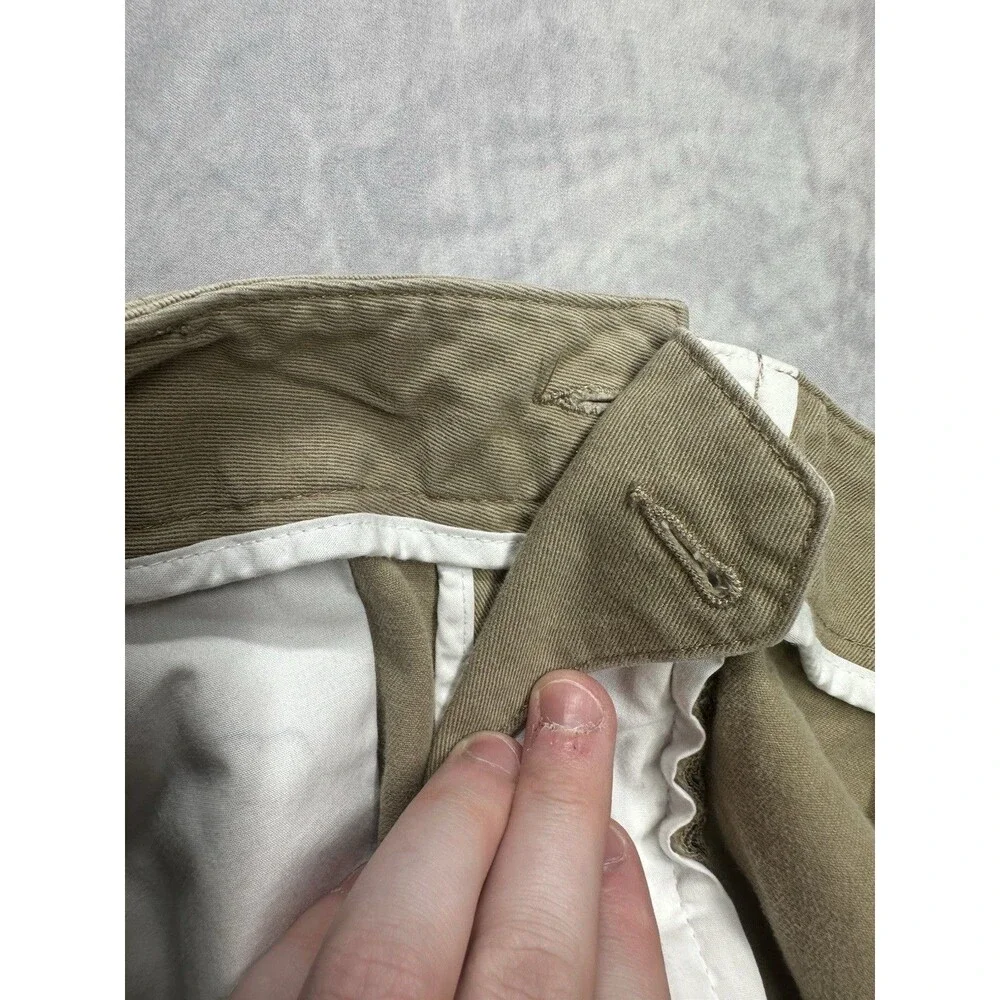 Banana Republic Shorts Mens 33 Beige Canvas Cargo Shorts